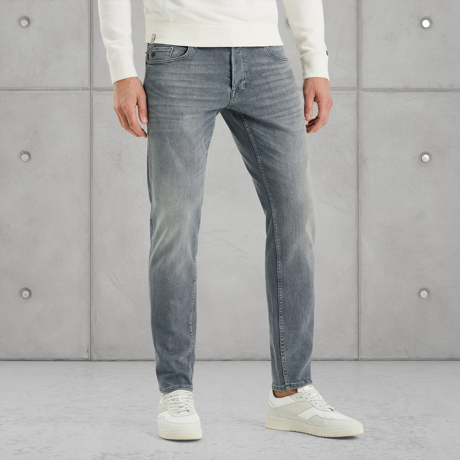 Cast iron cope tapered grey sale jeans